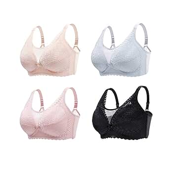 【4枚セット】VEIMIA授乳ブラMサイズ 前開き マタニティ 授乳 産前・産後 VEIMIA 授乳ブラ上開き 授乳ブラ【前開きストラップオープン型